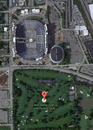 Michigan Football Parking at AAGOC
